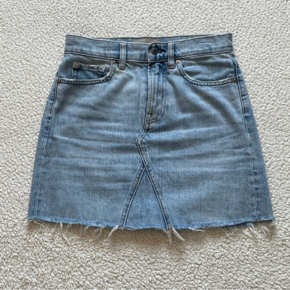 Everlane Denim Mini Skirt